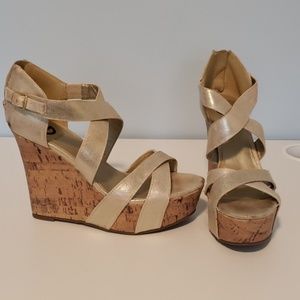 G by Guess Gold wedges
